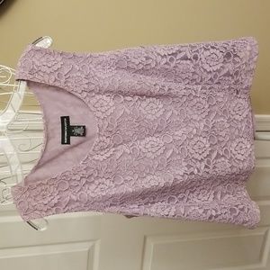 Norton McNaughton lavender lace camisole. Size 16.